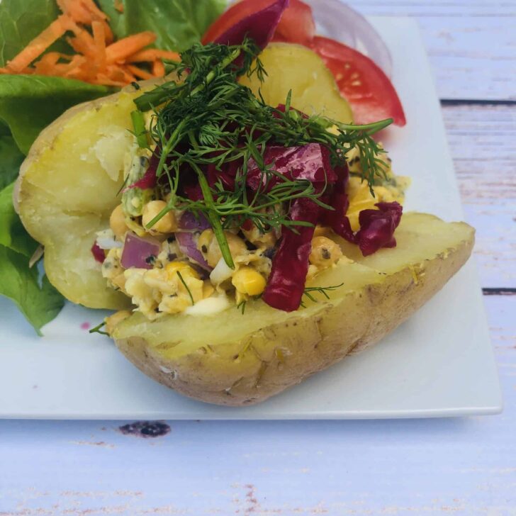 Vegan Jacket Potato | Vegan Baked Potato