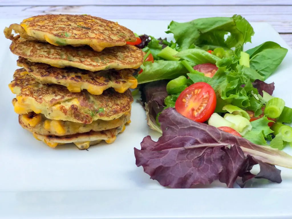 vegan corn cakes