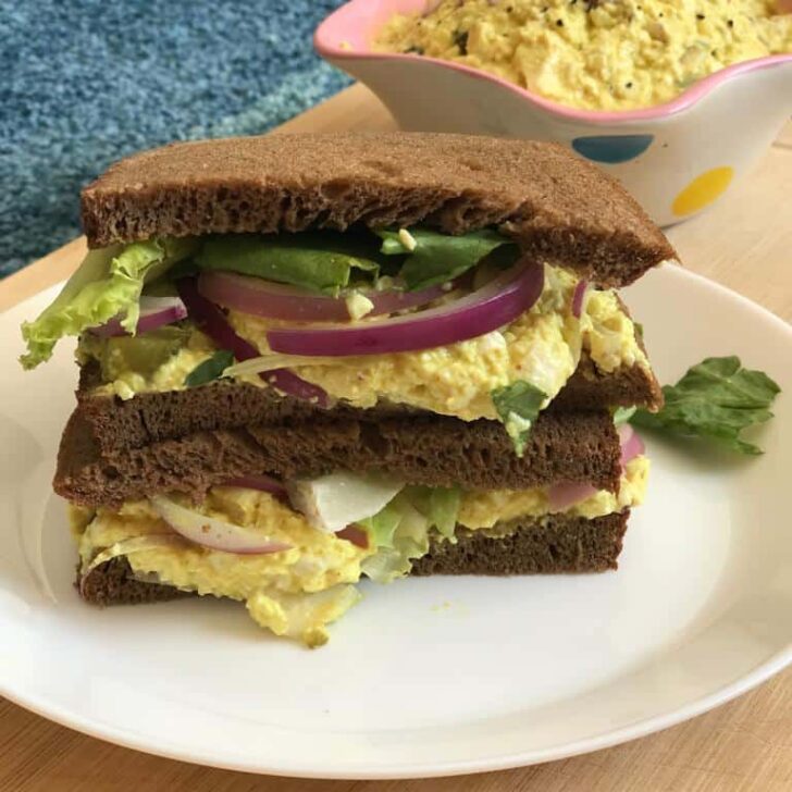 Delicious Vegan Egg Sandwich