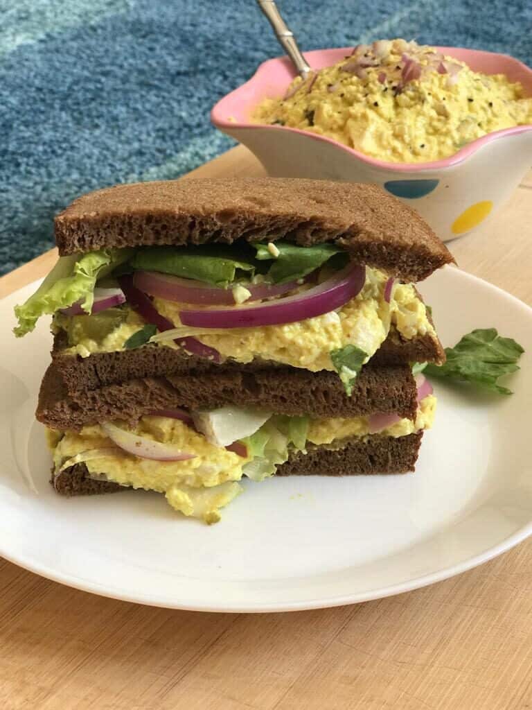 Vegan Egg Sandwich with Vegan Egg Salad