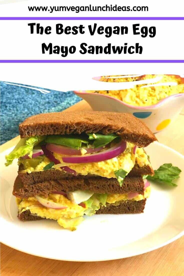 The Easiest Vegan Egg Sandwich Yum Vegan Blog