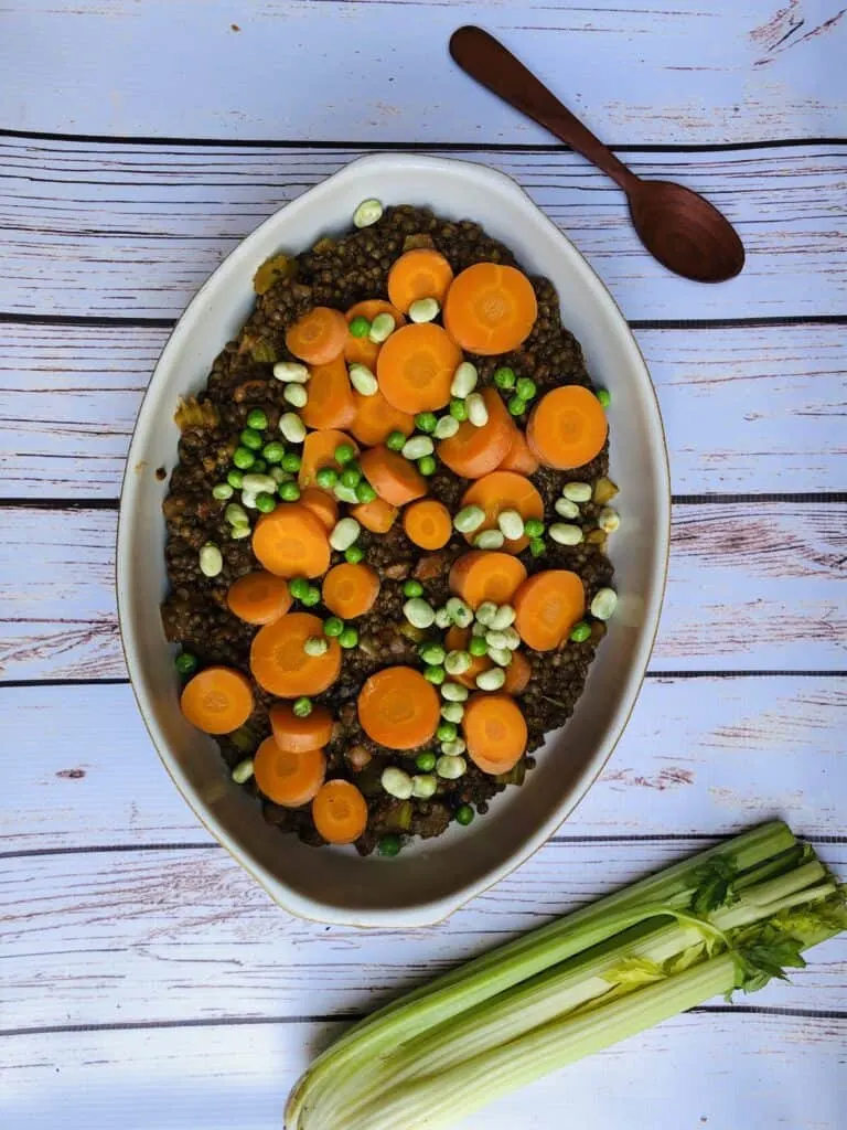 lentil bake vegan