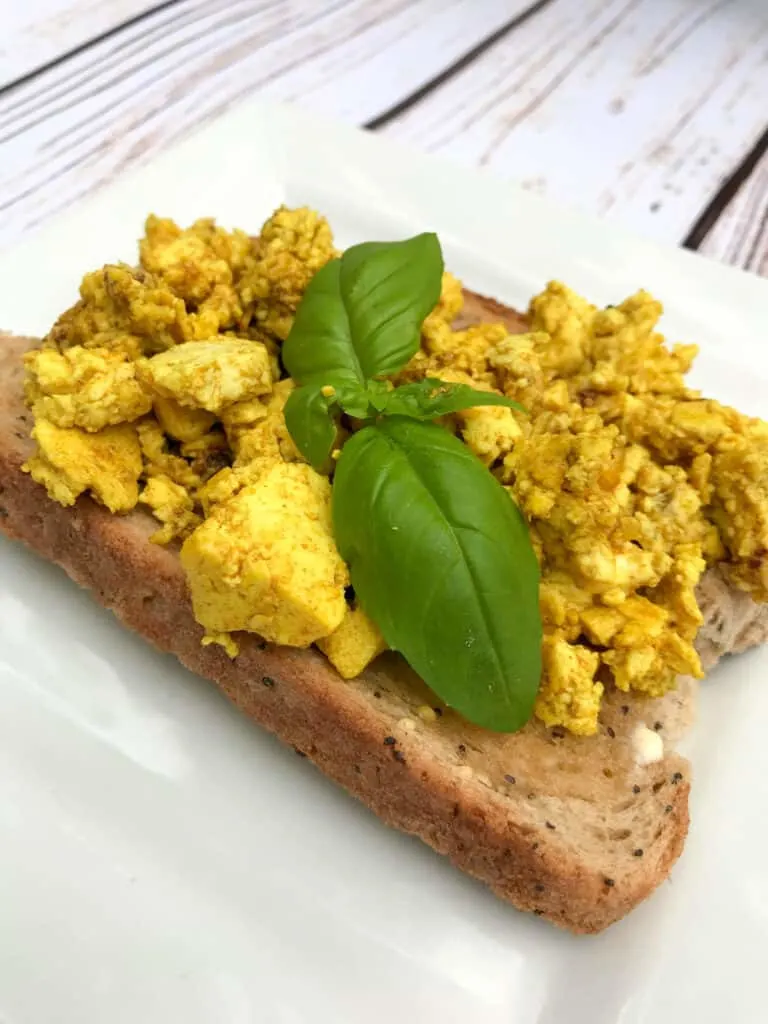 silken tofu scramble