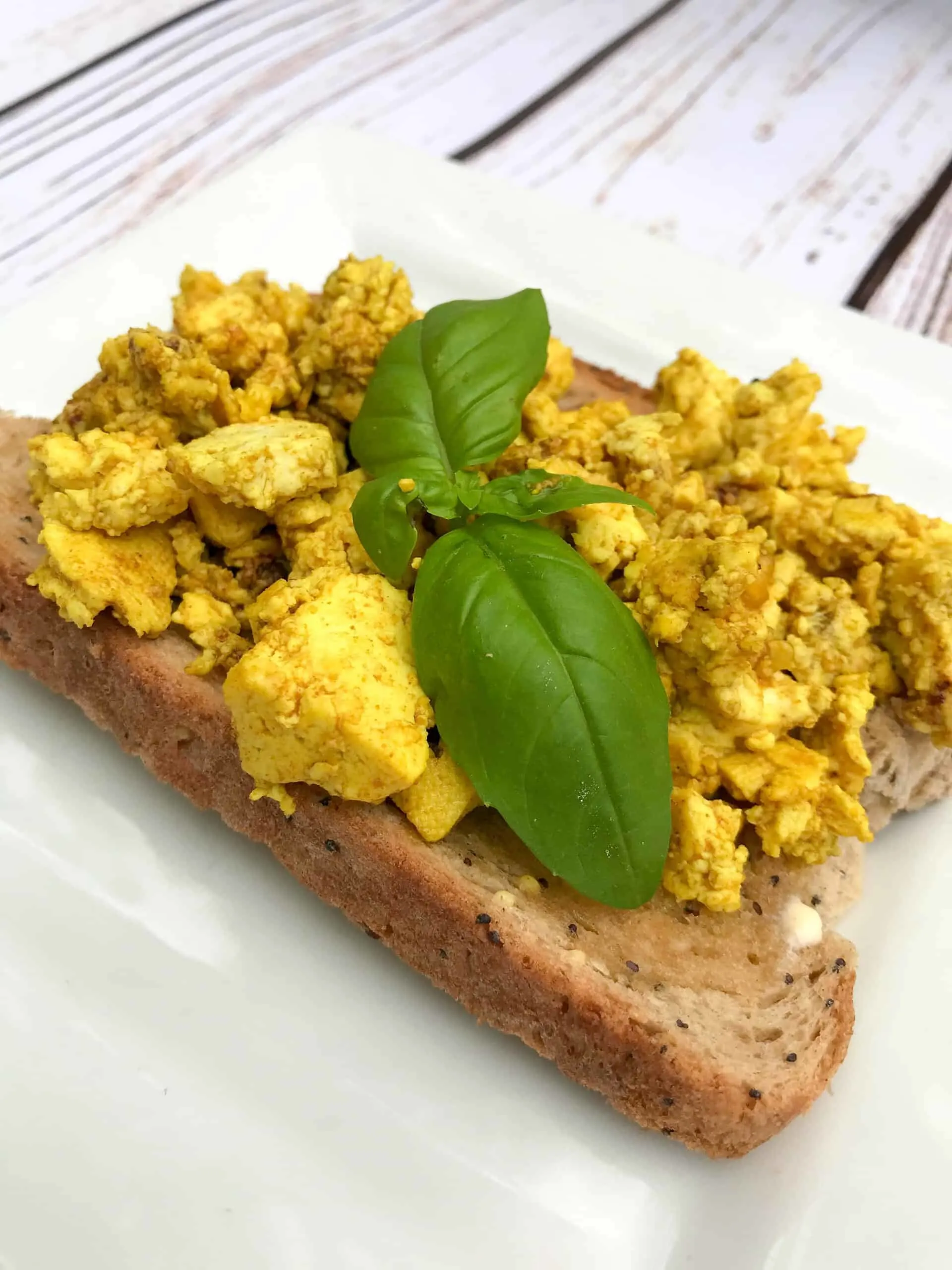 silken tofu scramble