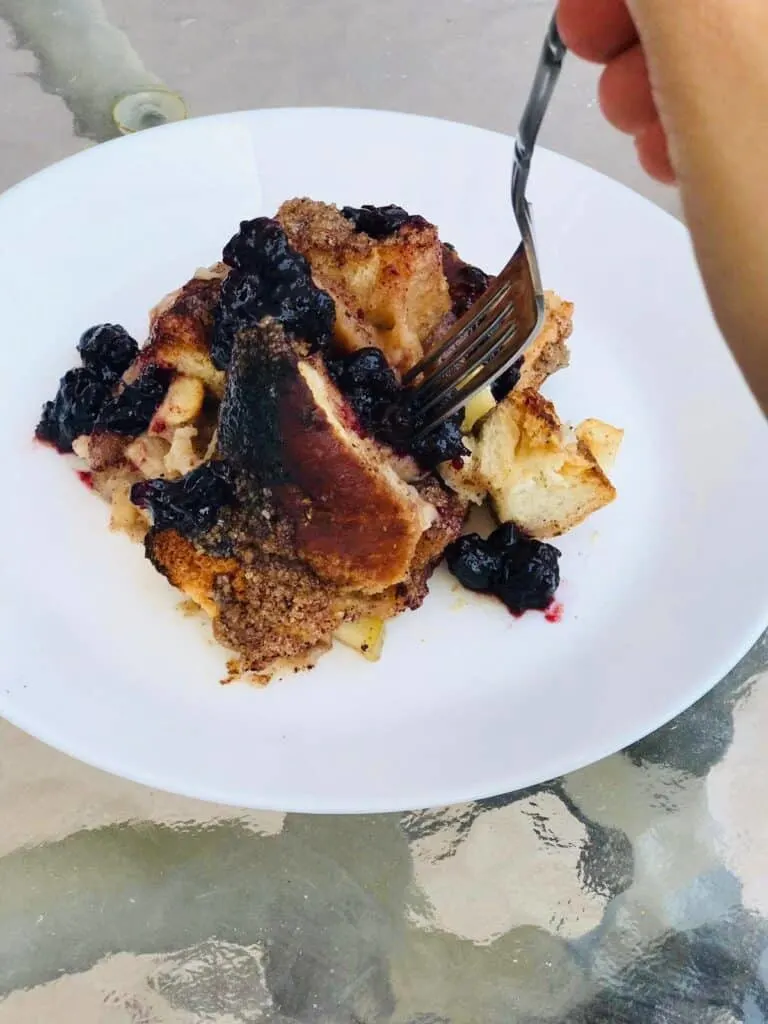 Vegan French Toast Breakfast Casserole