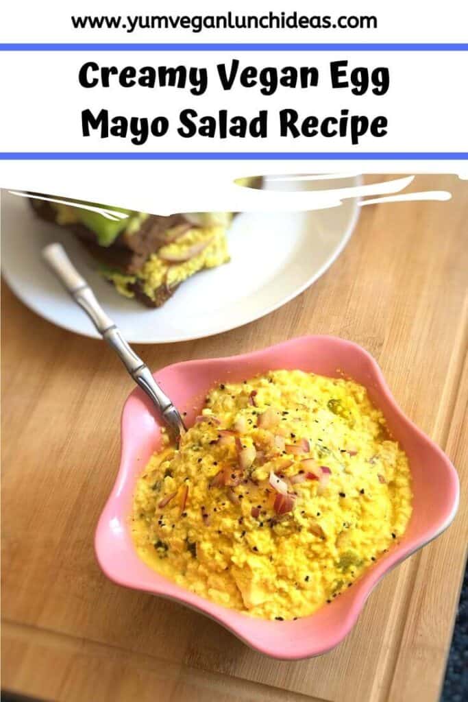 Easy vegan egg salad