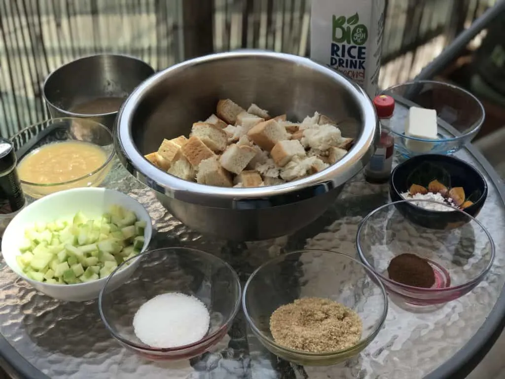 Vegan French Toast Bake Ingredients