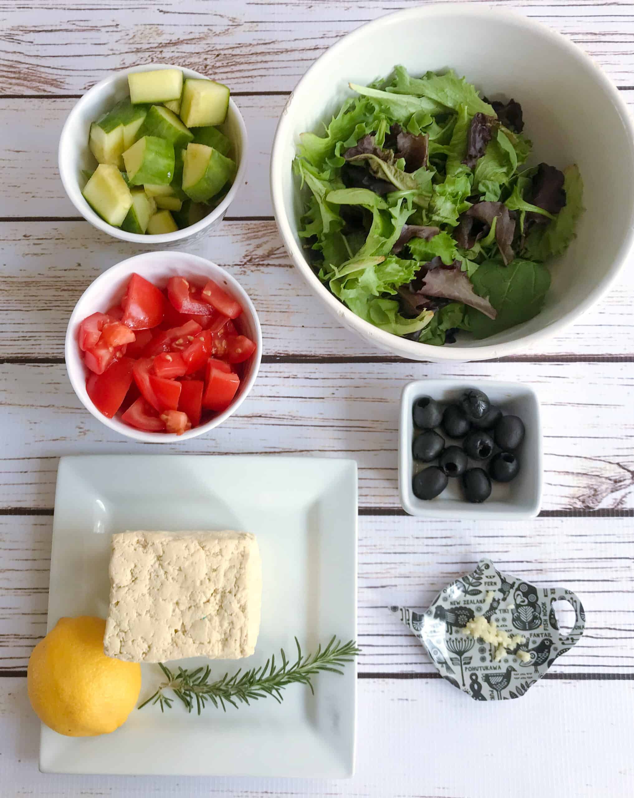 Easy Vegan Greek Salad Recipe Yum Vegan Greek Dishes