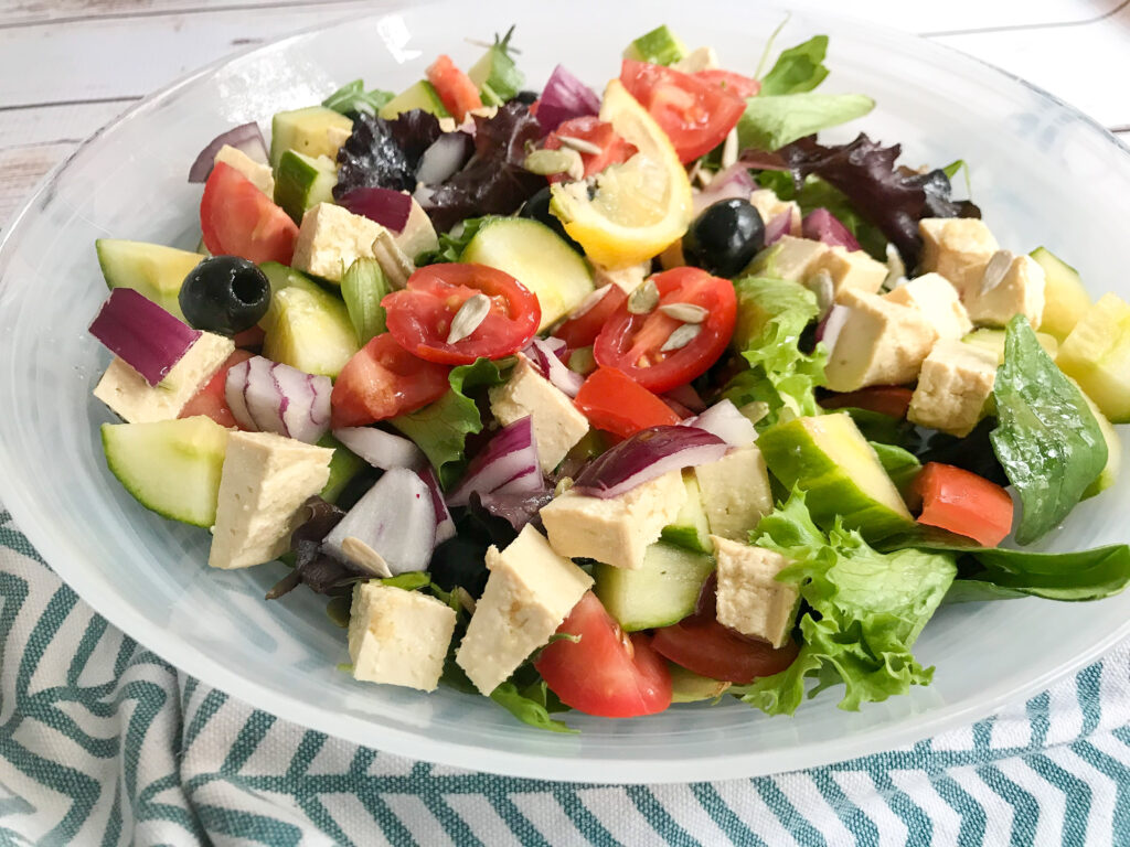 vegan greek salad recipe