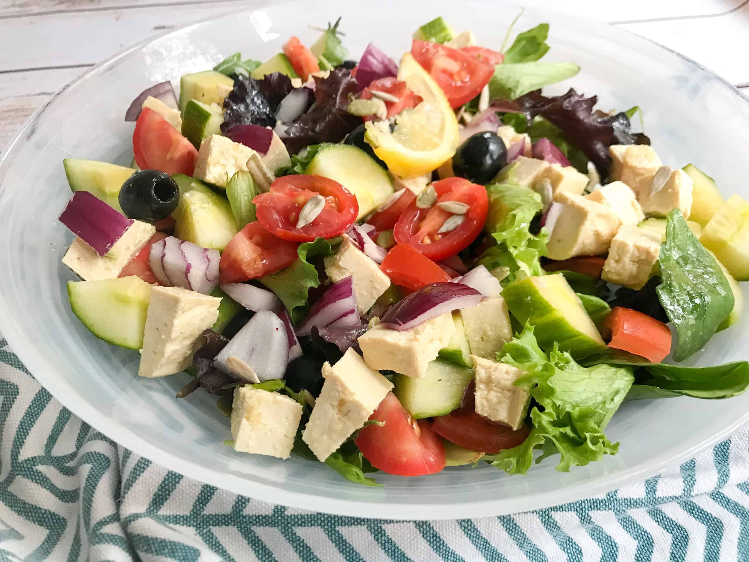 vegan greek salad recipe