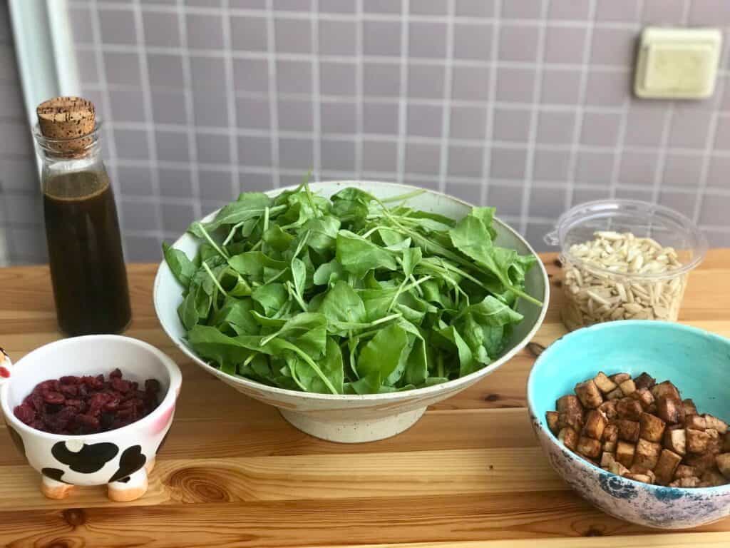 Vegan Spinach Recipes - Spinach Salad Ingredients
