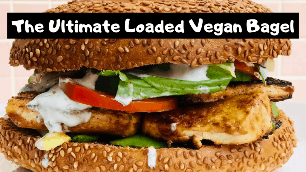 The Ultimate Vegan Bagel Topping (Vegan Bagel Sandwich)
