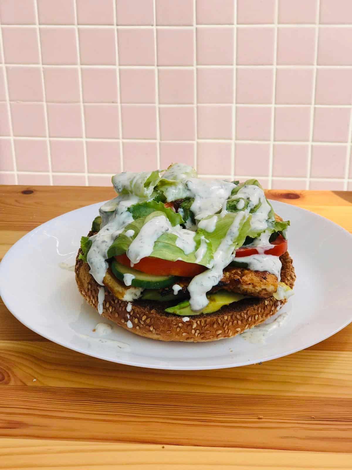 The Ultimate Vegan Bagel Topping (Vegan Bagel Sandwich)