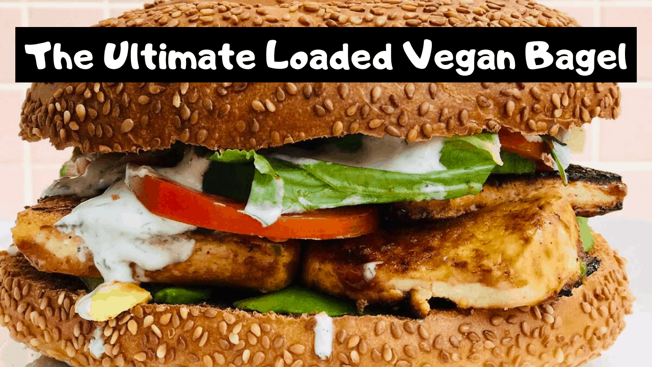The Ultimate Vegan Bagel Topping (Vegan Bagel Sandwich)