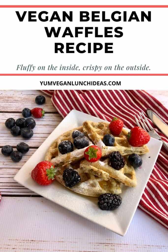 best Vegan Belgian Waffle recipe