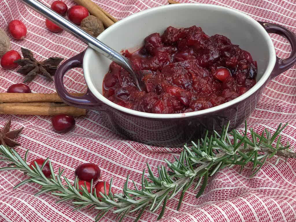 vegan cranberry relish