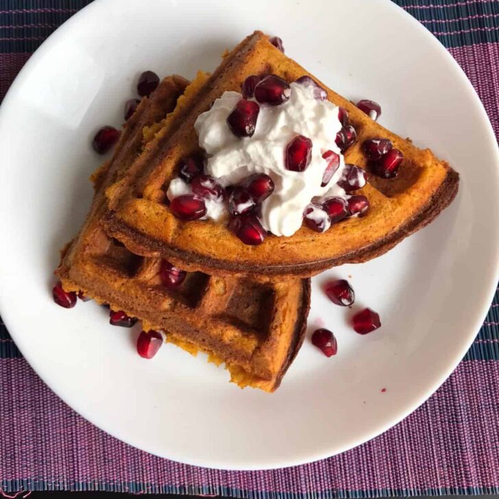 Vegan Sweet Potato Waffles Recipe