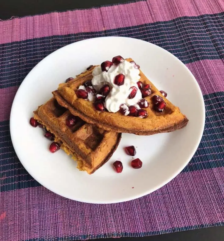 waffle recipes without milk - sweet potato waffles vegan