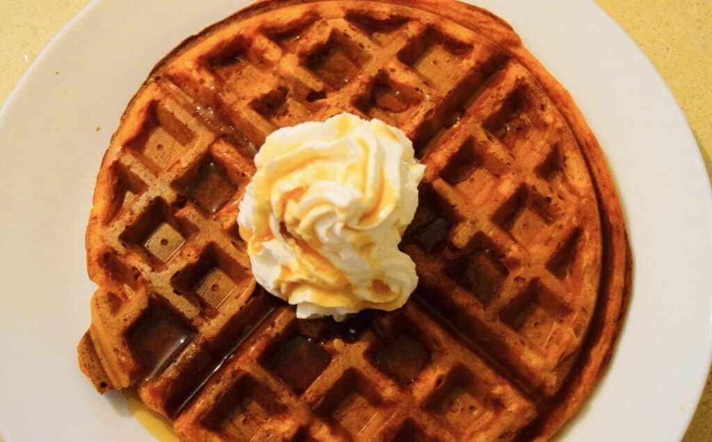 Vegan Sweet Potato Waffles Vegan