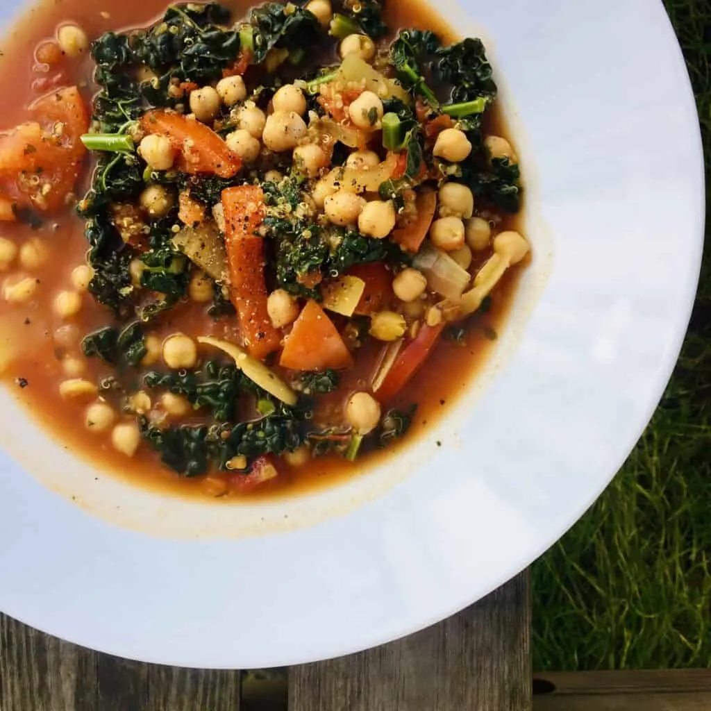Mediterranean Soup - Veganuary Meal Plan