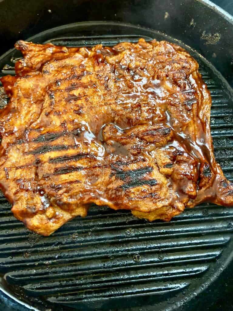 bbq seitan ribs for vegan tortas