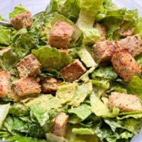 crowd pleasing vegan Caesar salad