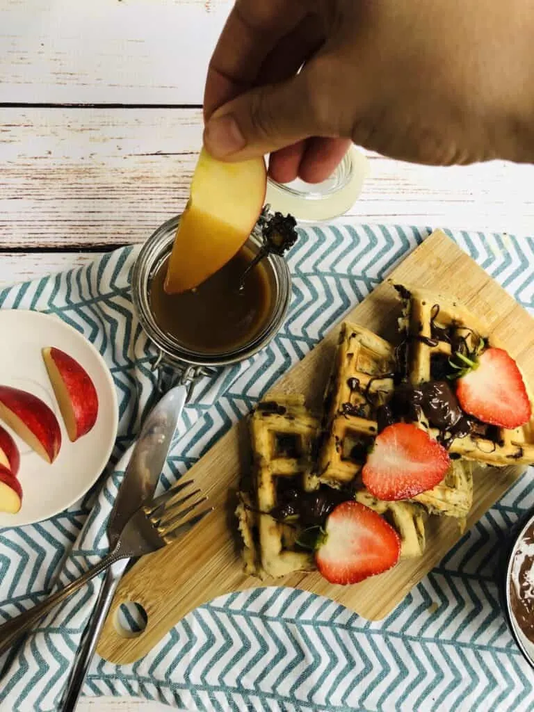 Vegan Belgian Waffles • The Curious Chickpea