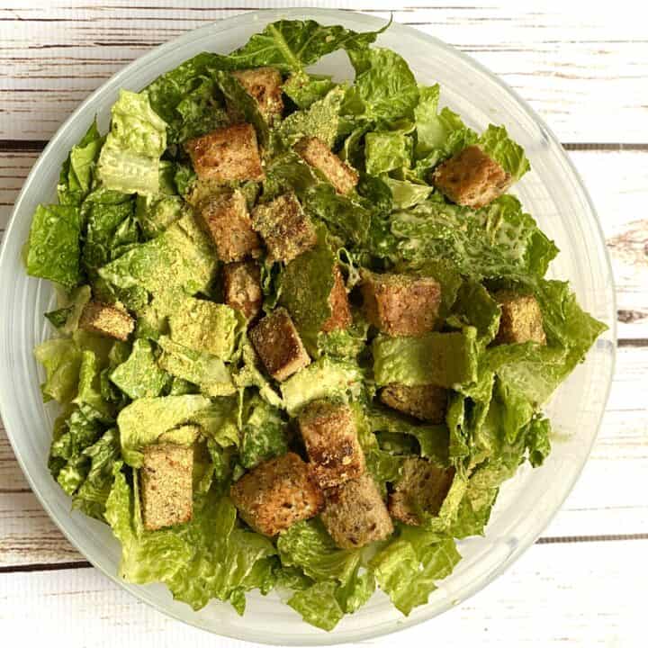 vegan Caesar salad recipe