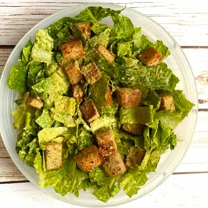 vegan Caesar salad recipe