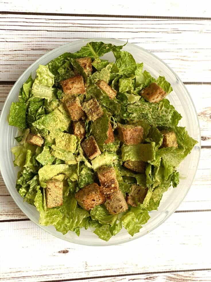 vegan Caesar salad recipe