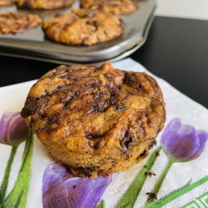 recipe for vegan muffins - sweet potato vegan muffins