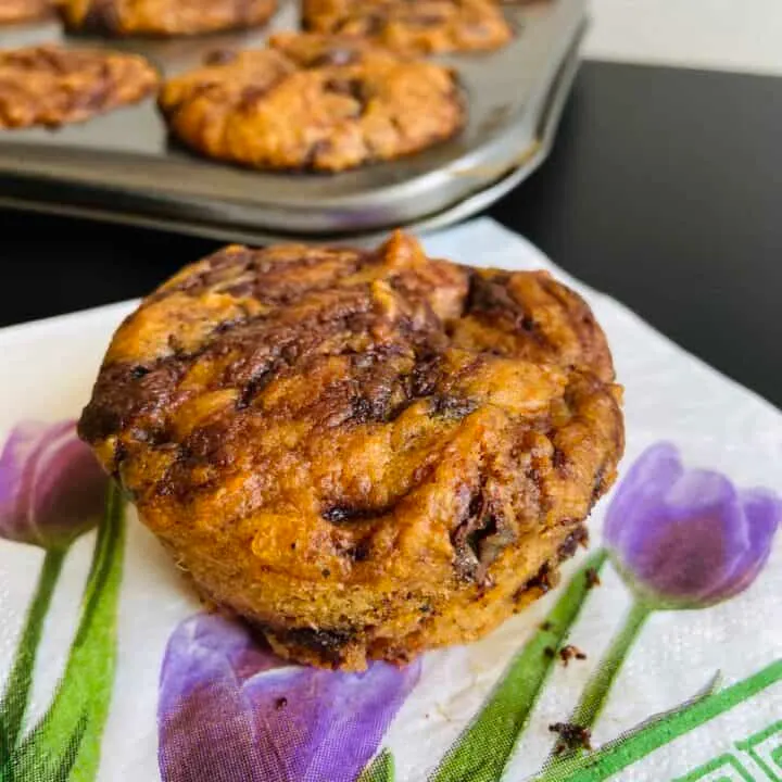 recipe for vegan muffins - sweet potato vegan muffins
