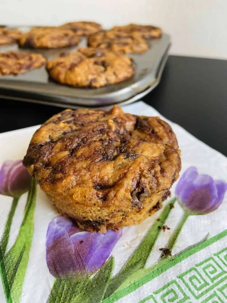 recipe for vegan muffins - sweet potato vegan muffins