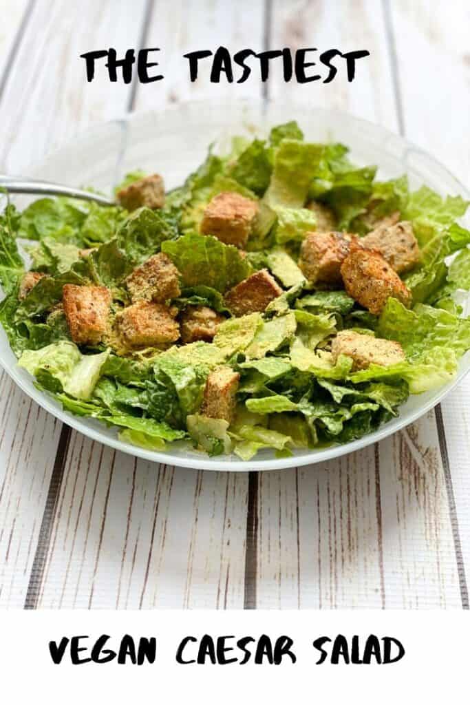 vegan caesar salad 