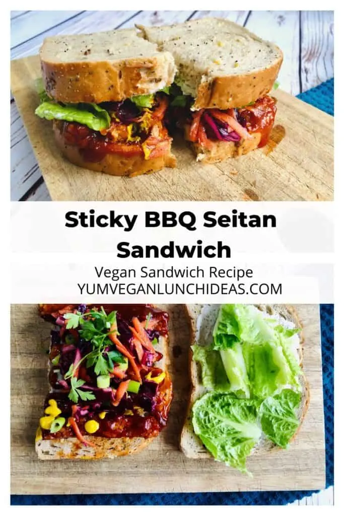 bbq seitan sandwich 