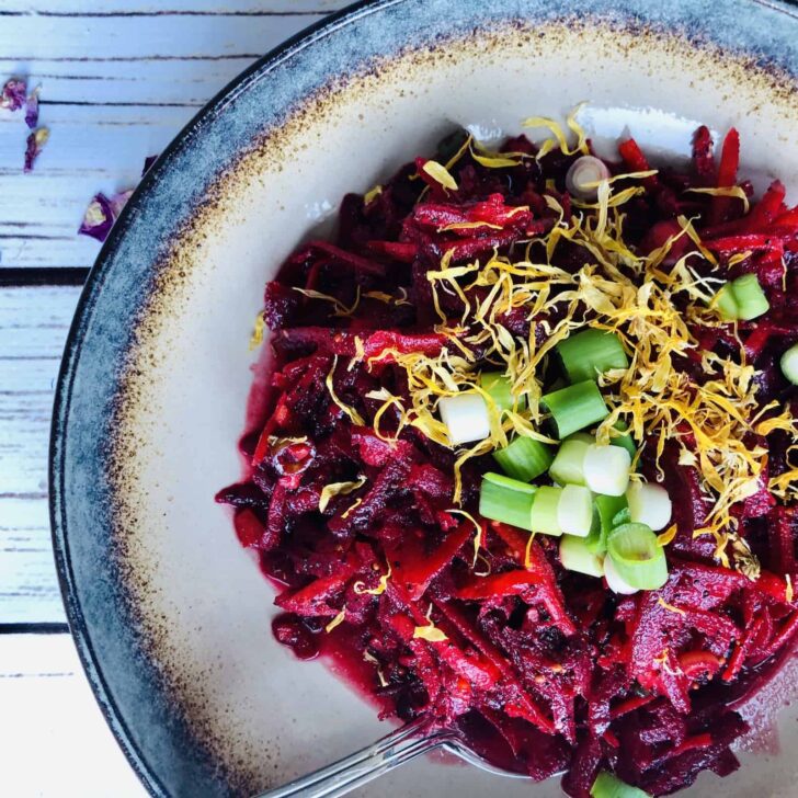 Easy Beetroot Coleslaw Recipe | Beet Slaw Recipe