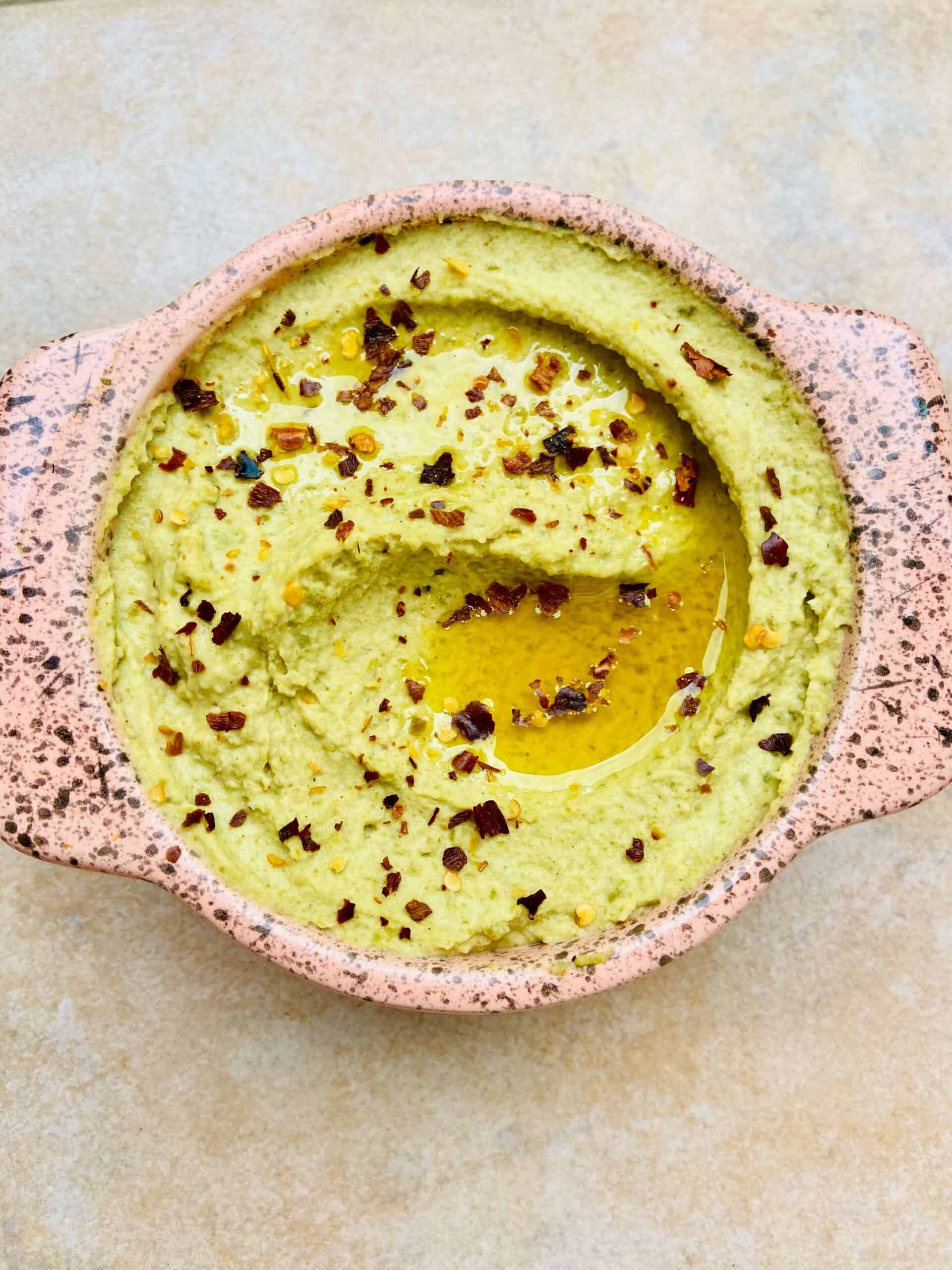 Delicious Green Split Pea Hummus Yum Vegan Blog