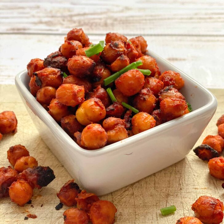 Tasty Vegan Bacon Flavoured Chickpeas