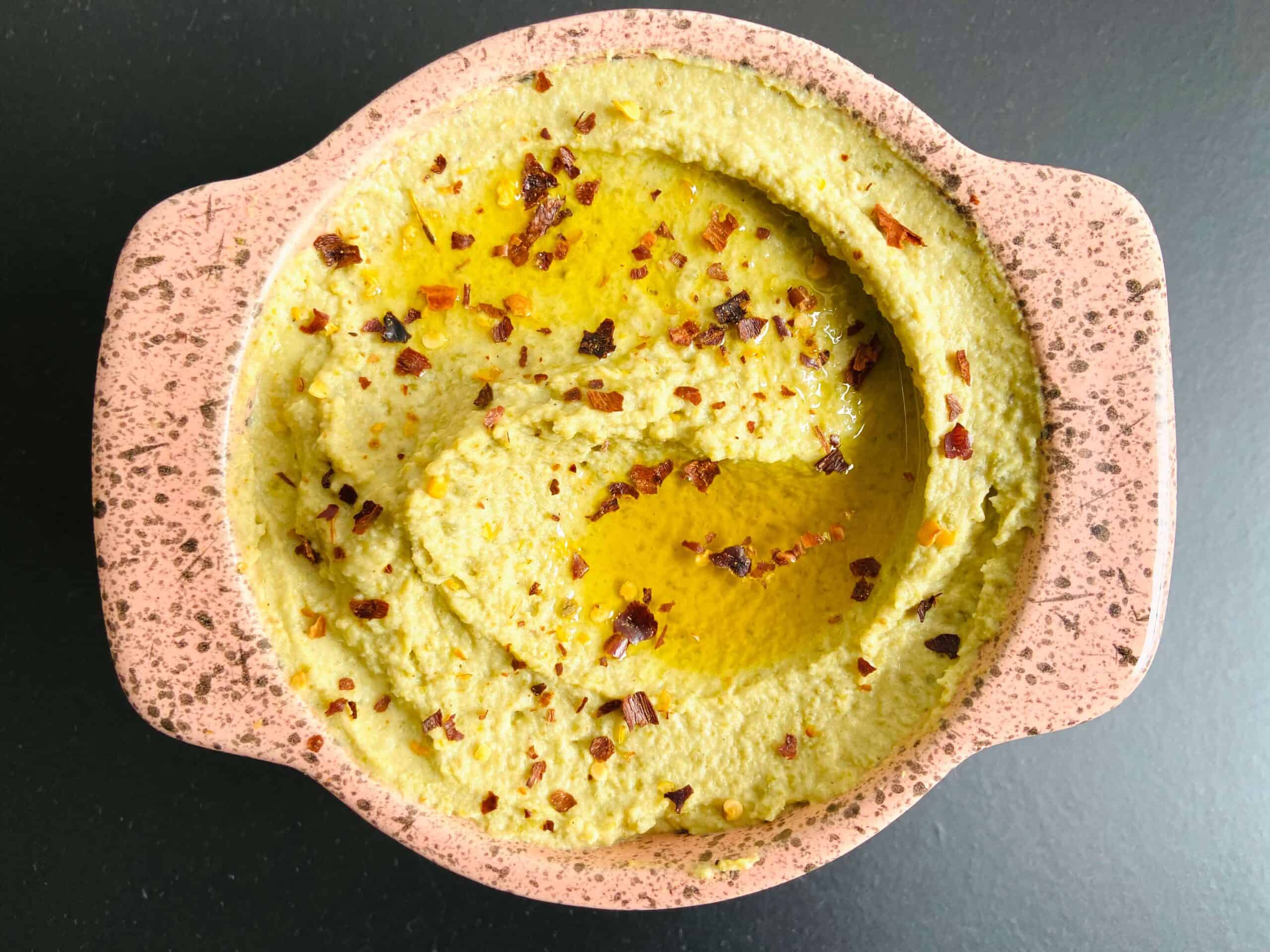Green Split Pea Hummus Recipe