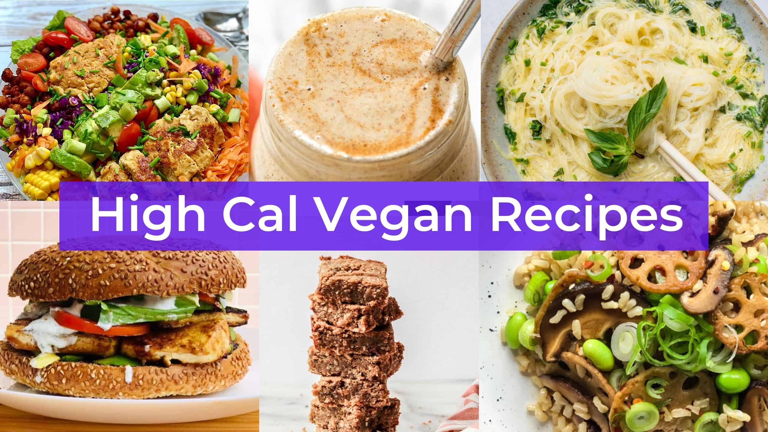 Vegan High Calorie Meals and Foods for Vegan Weight Gain