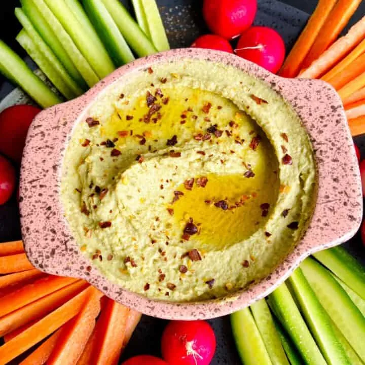 split green pea recipes- split pea hummus (1)