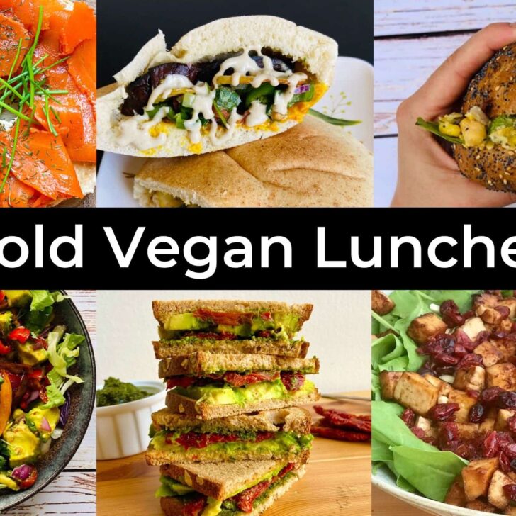 Cold Vegan Lunches For School, Work, Camping and More