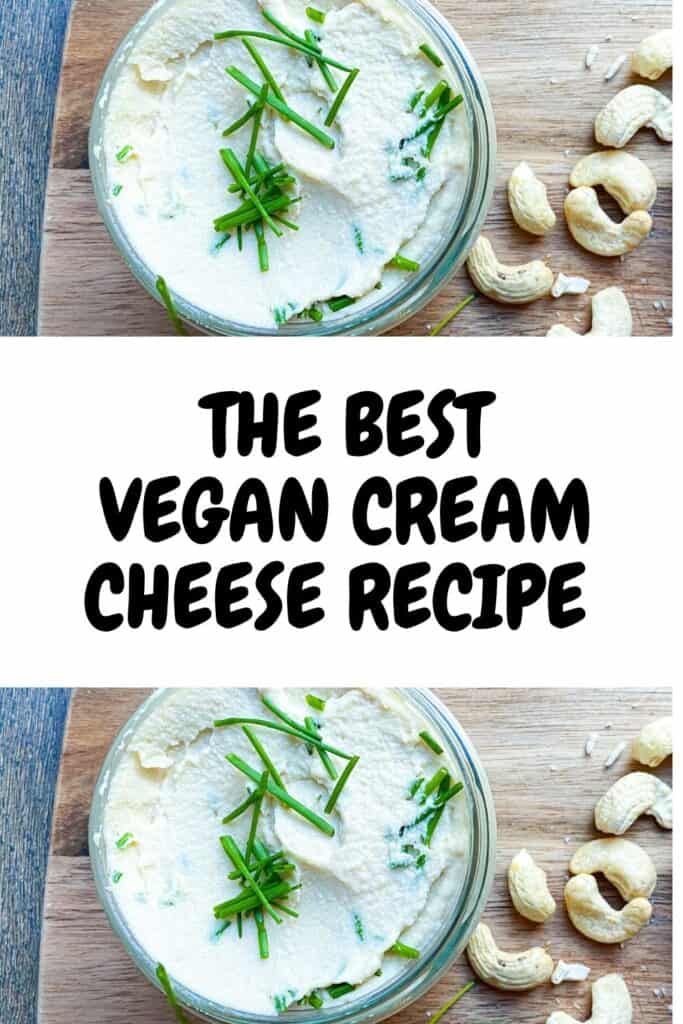 HOMEMADE VEGAN CREAM CHEESE 