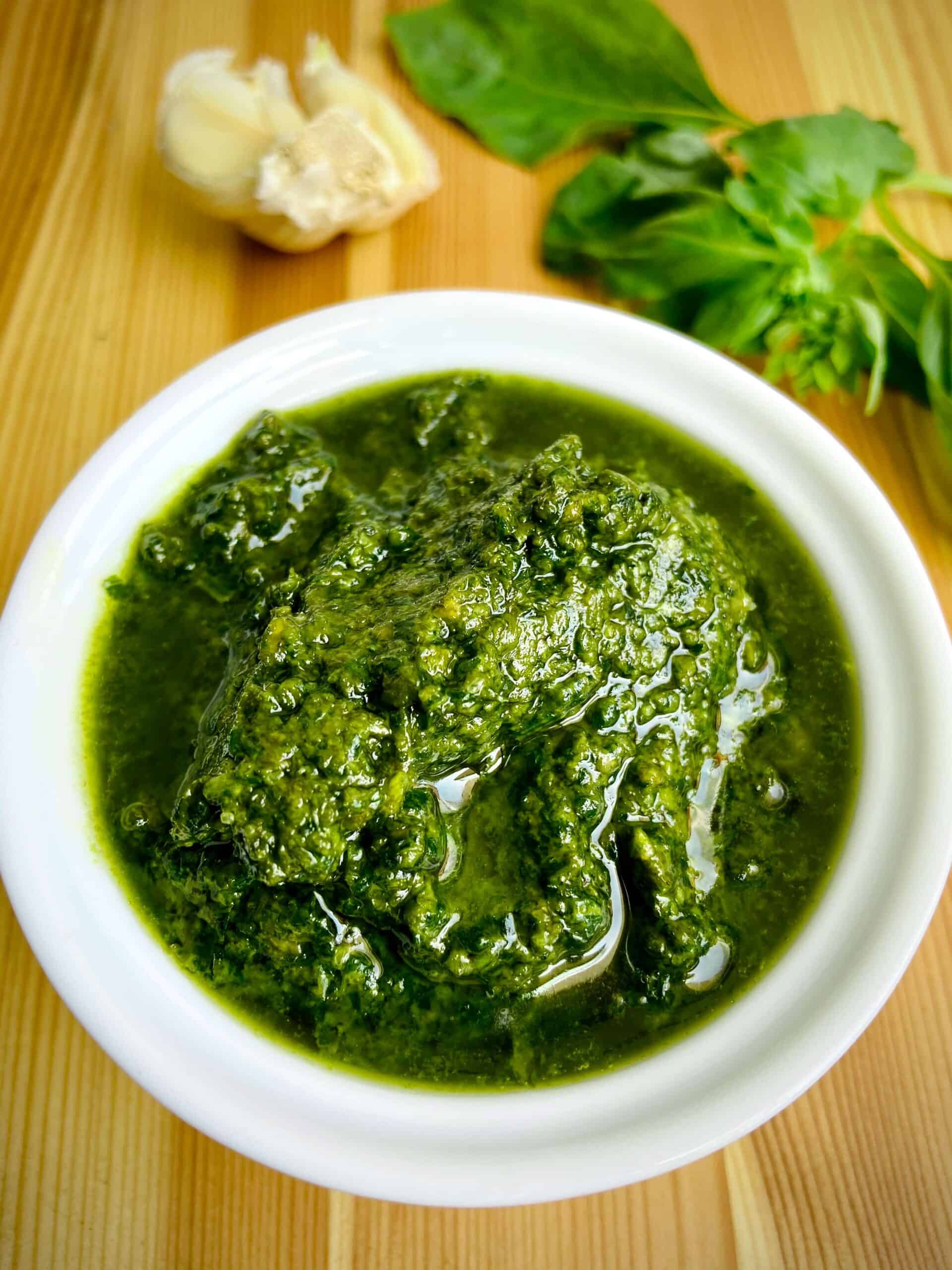 Delicious Vegan Nut Free Pesto Recipe Yum Vegan Blog