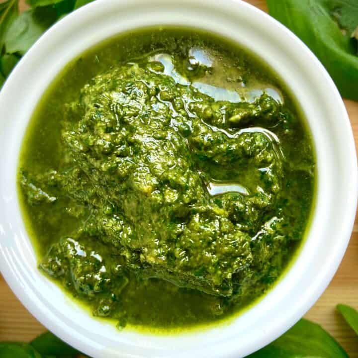 vegan nut free pesto