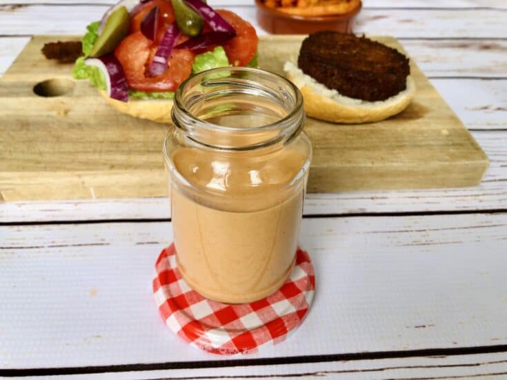 homemade burger sauce