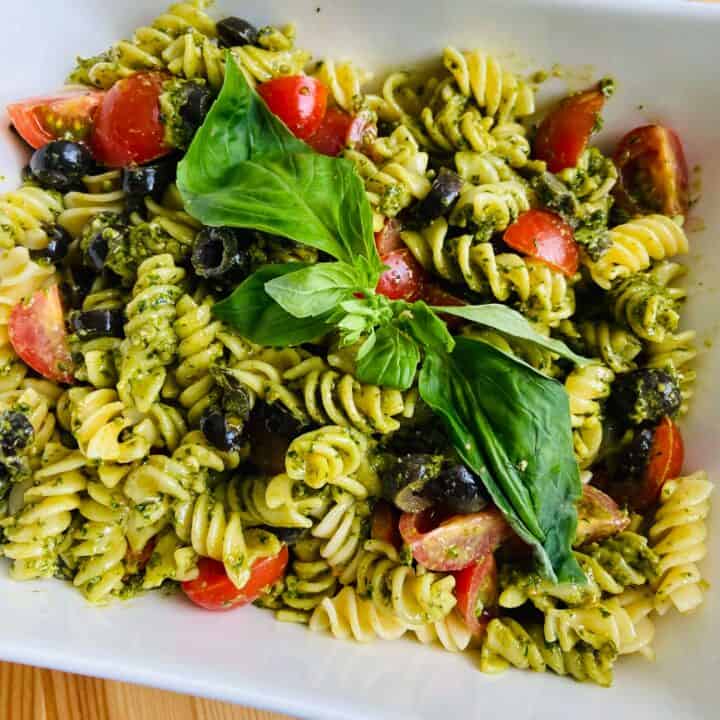 cold vegan pasta salad