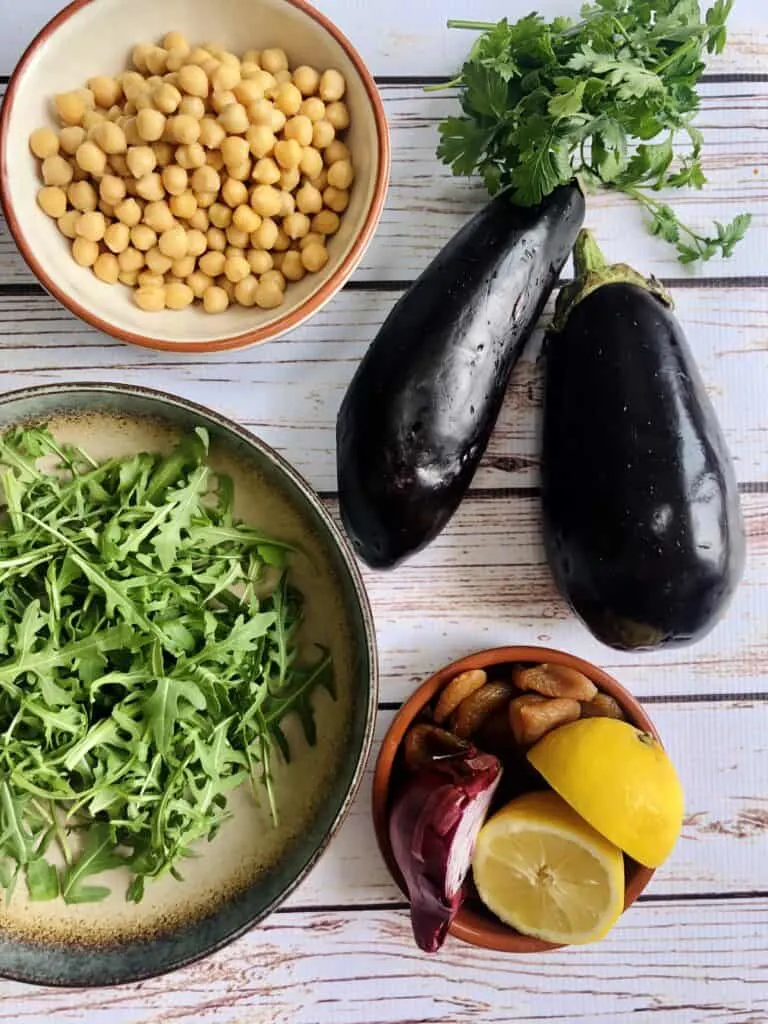 Turkish eggplant salad