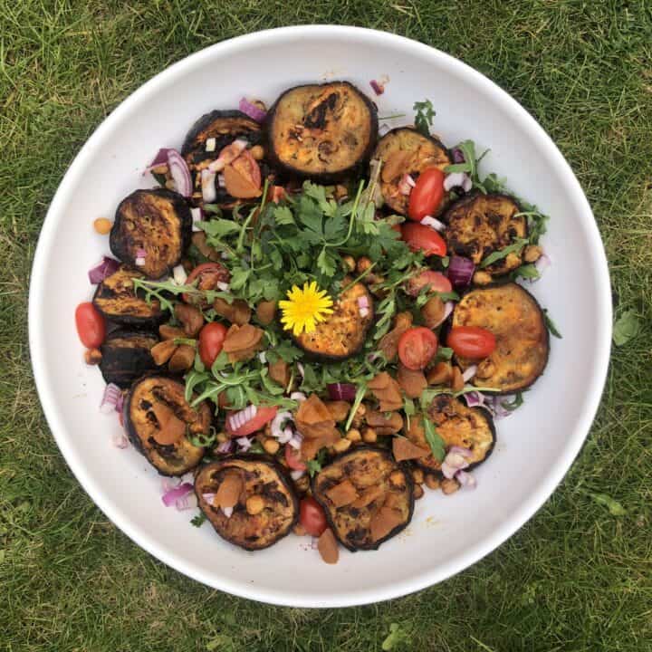 BBQ Moroccan Eggplant Salad 