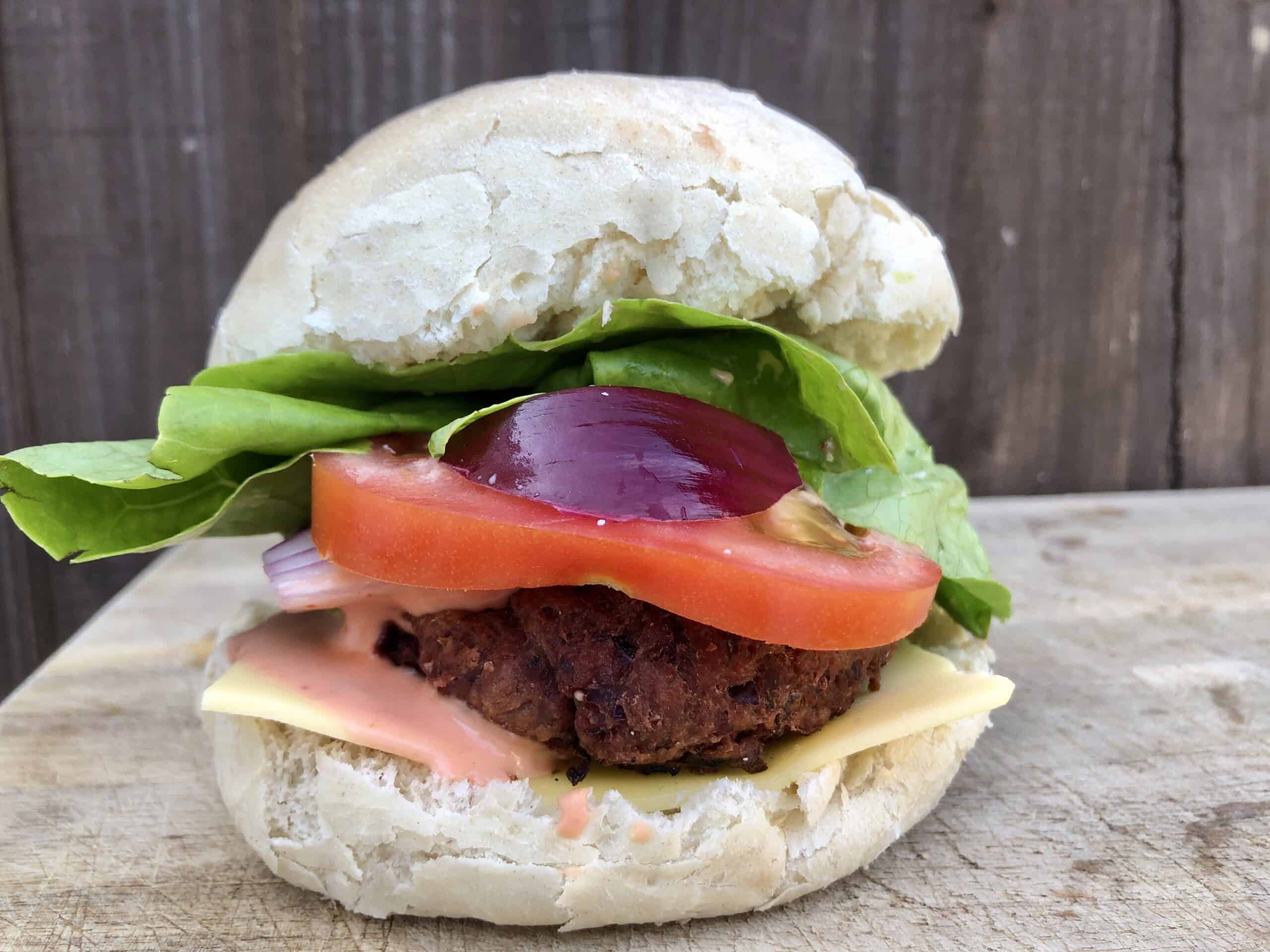 Vegan Seitan Burger Recipe BBQ Vegan Burger Recipe